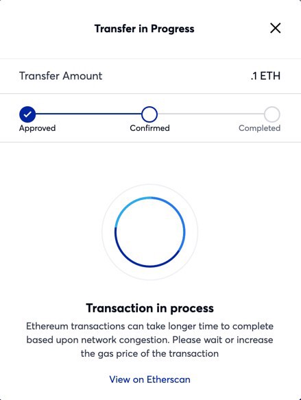 Transferring your assets from the Ethereum Mainchain to the Matic Mainnet — step 6