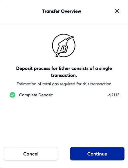 Transferring your assets from the Ethereum Mainchain to the Matic Mainnet — step 4