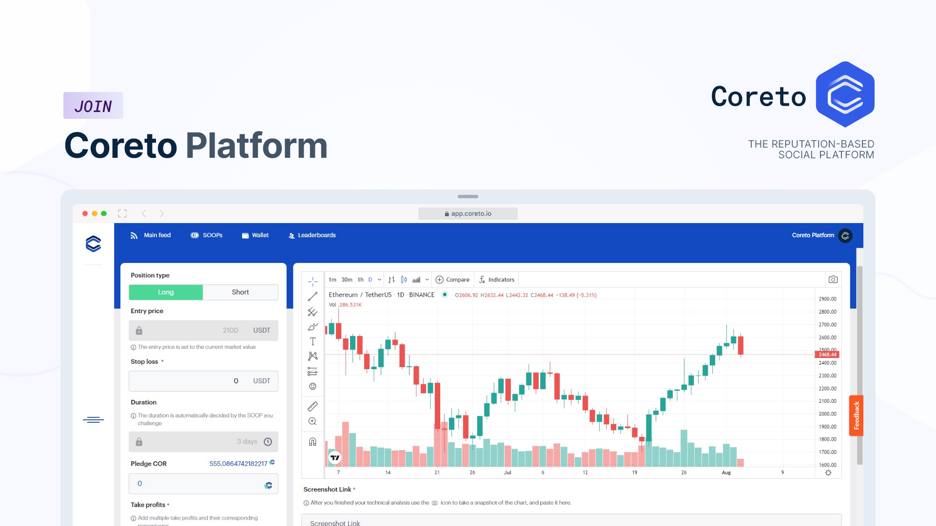 Coreto building beyond a social platform