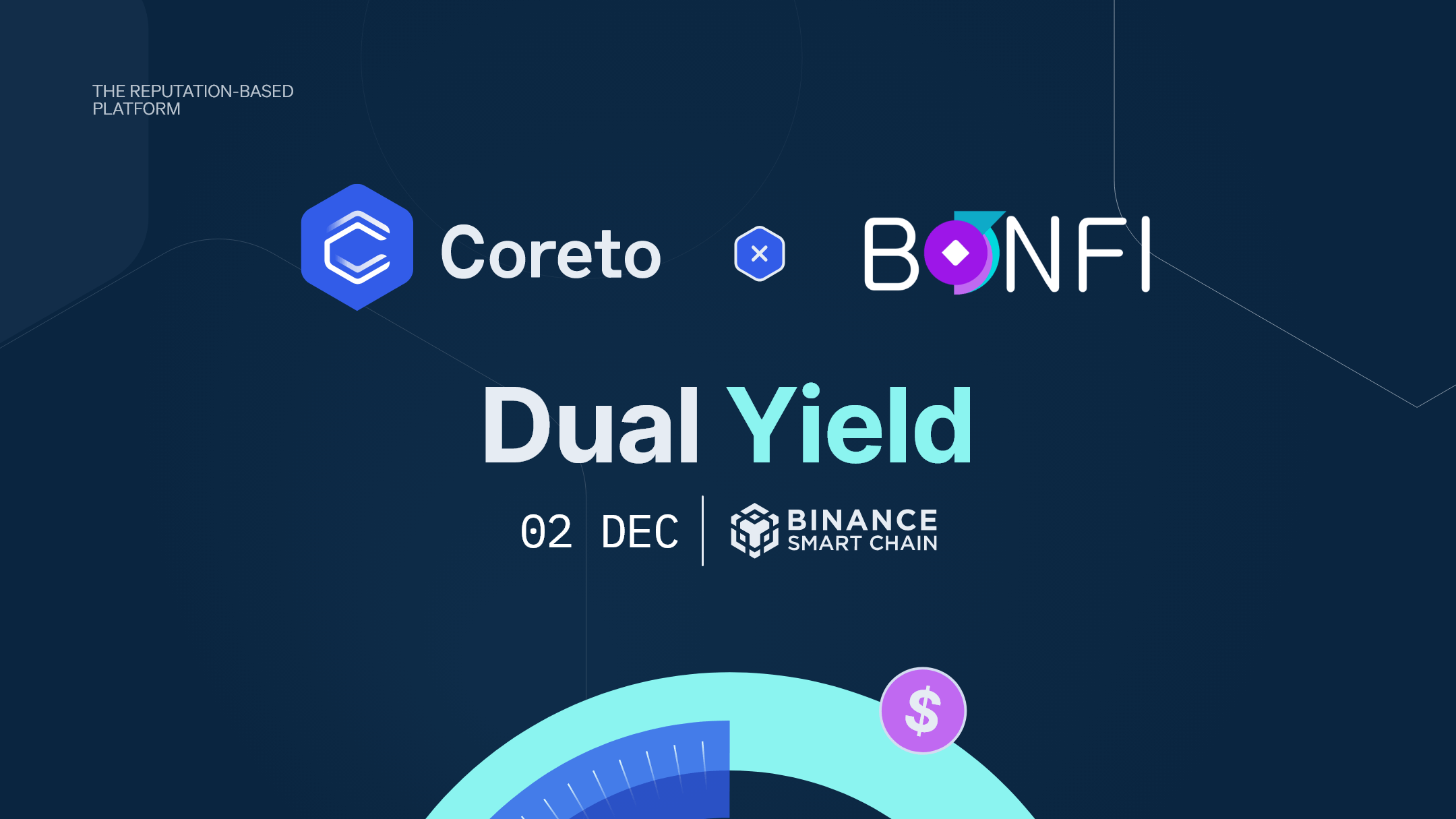 Coreto Dual Yield Pool Staking Defi