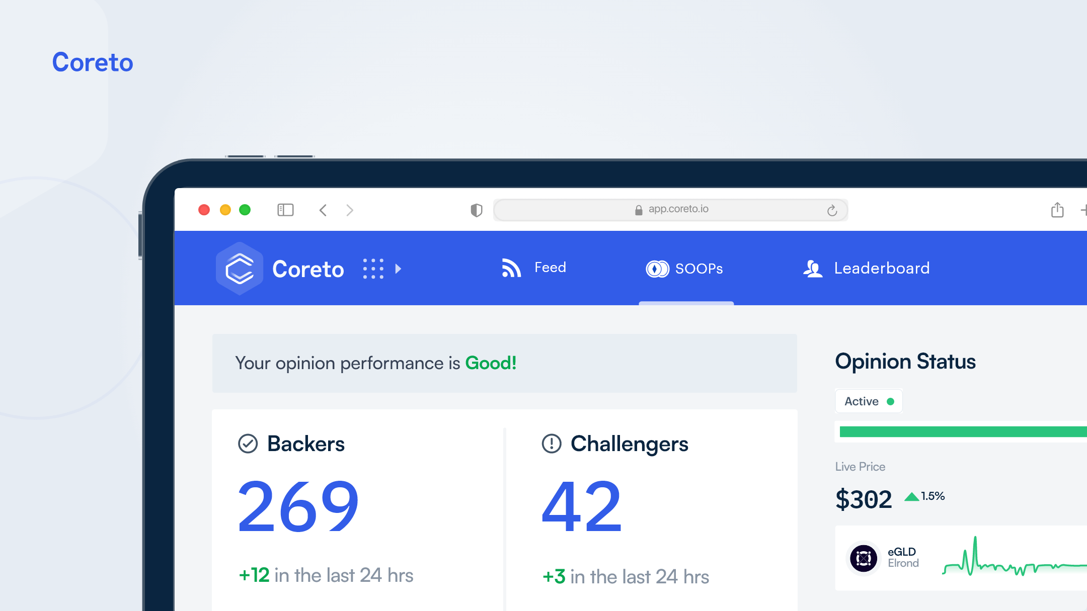 Coreto: Performance Score Explained