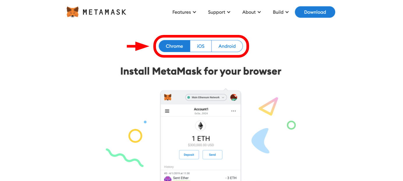 Metamask-Wallet-Coreto